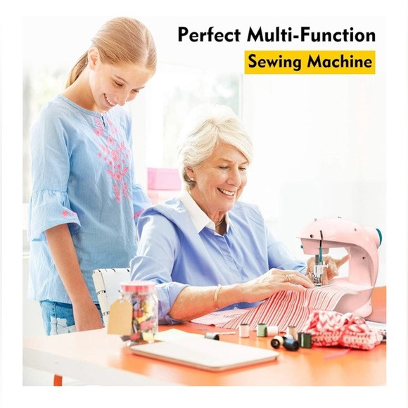 Magicfly Pink Mini Sewing Machine - Picture 5 of 9